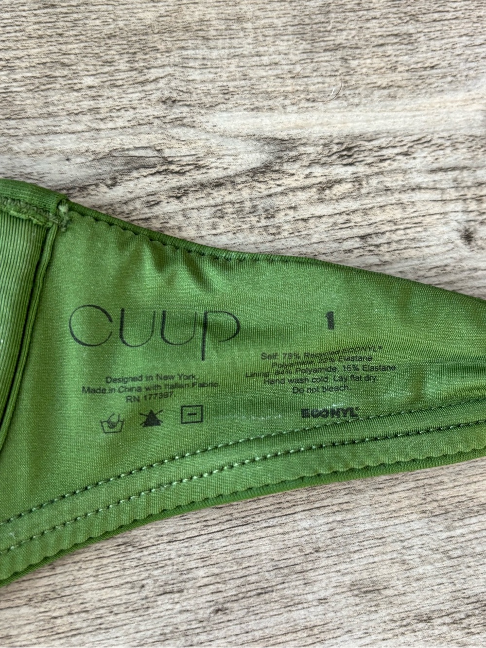 CUUP Green Bikini Set - Picture 3 of 6